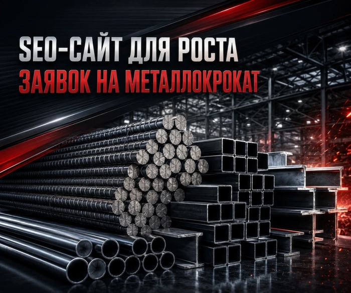 Скрин сайта по металлопрокату